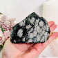 Natural Large Chunky 10cm 366grams Snowflake Obsidian Freeform