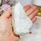 Large Angel Aura Clear Quartz Cluster 10.5cm 298g