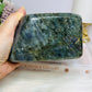 Large Labradorite Freeform Full of Flash 15cm 1.08KG ~ Discounted as chip on edge