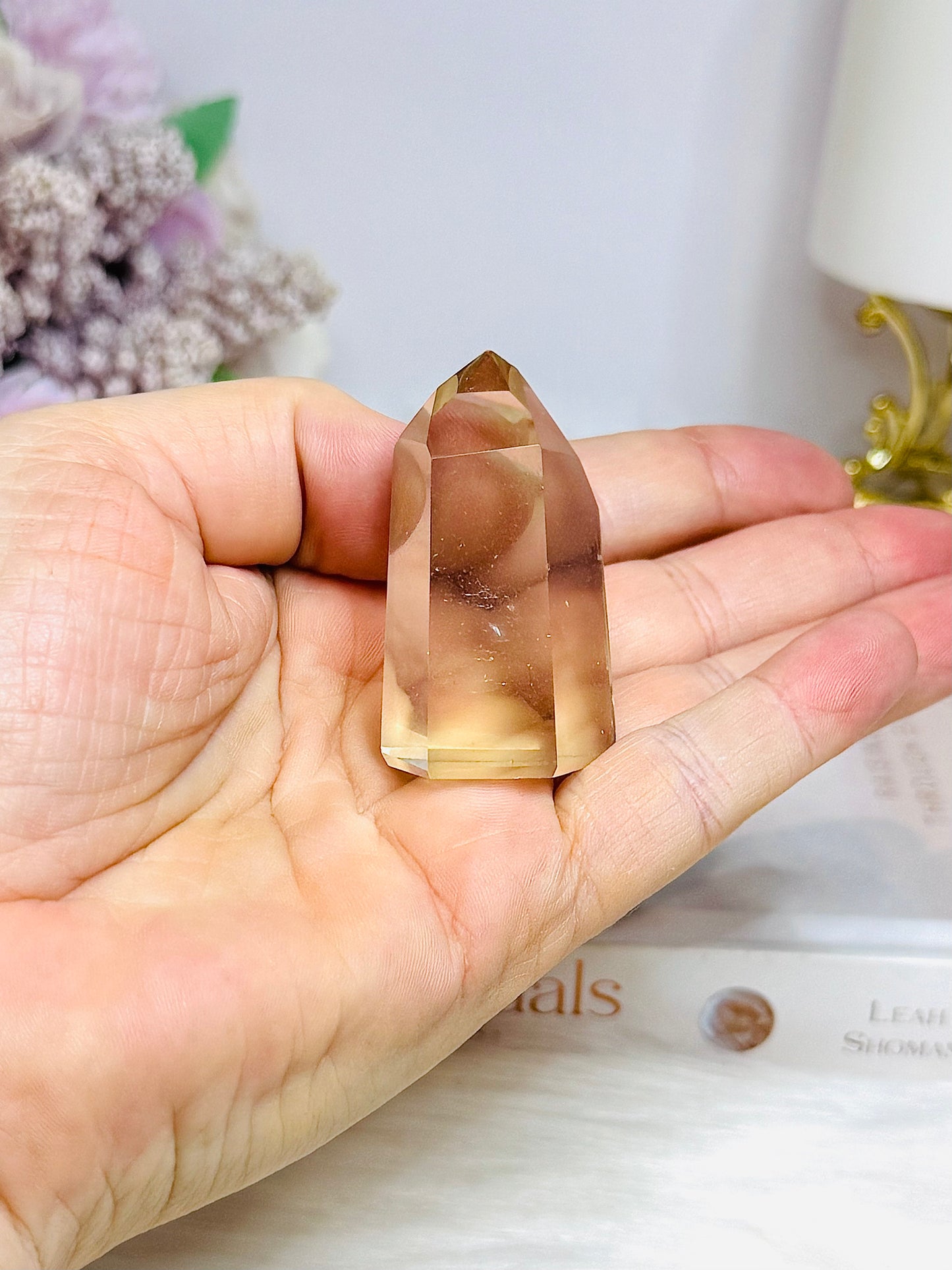 Natural Citrine Tower | Point 5cm
