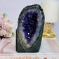 High Grade Divine Deep Purple Large Amethyst Cathedral From Brazil 703grams 14cm