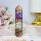 Agate X Amethyst Tower 10cm