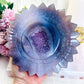 WOW!! Absolutely Phenomenal Gorgeous Large Amethyst Druzy Agate Sunflower Carving On Stand - 781grams 27cm Tall