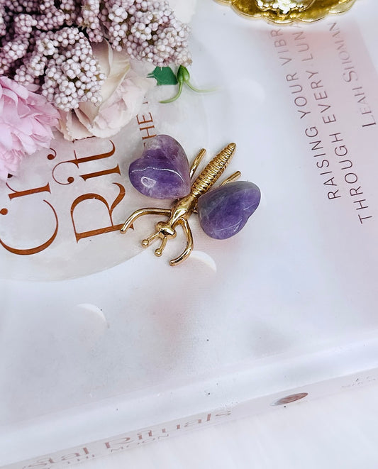 Gorgeous Amethyst Gold Insect