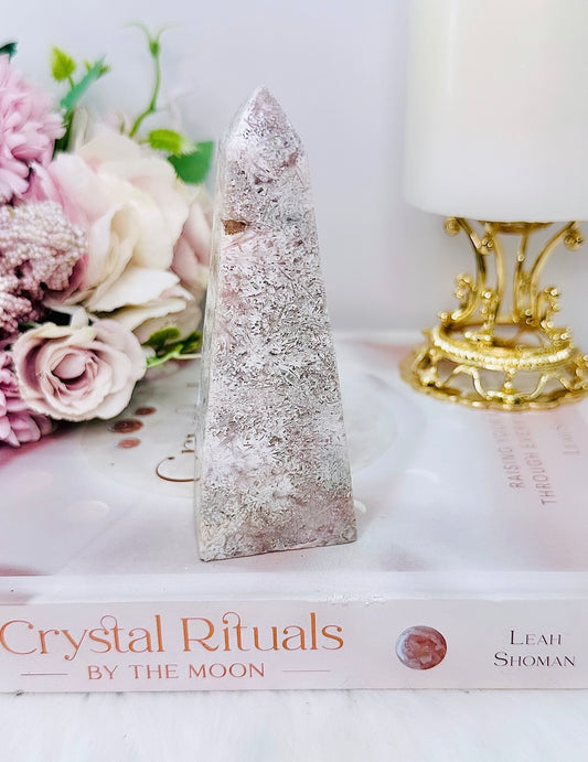 Beautiful Pink Amethyst Obelisk | Tower 11cm From Brazil