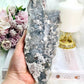 Amazing Large Tall 30cm (Inc Stand) Flower Amethyst | Zeolite Slab on Stand From Brazil