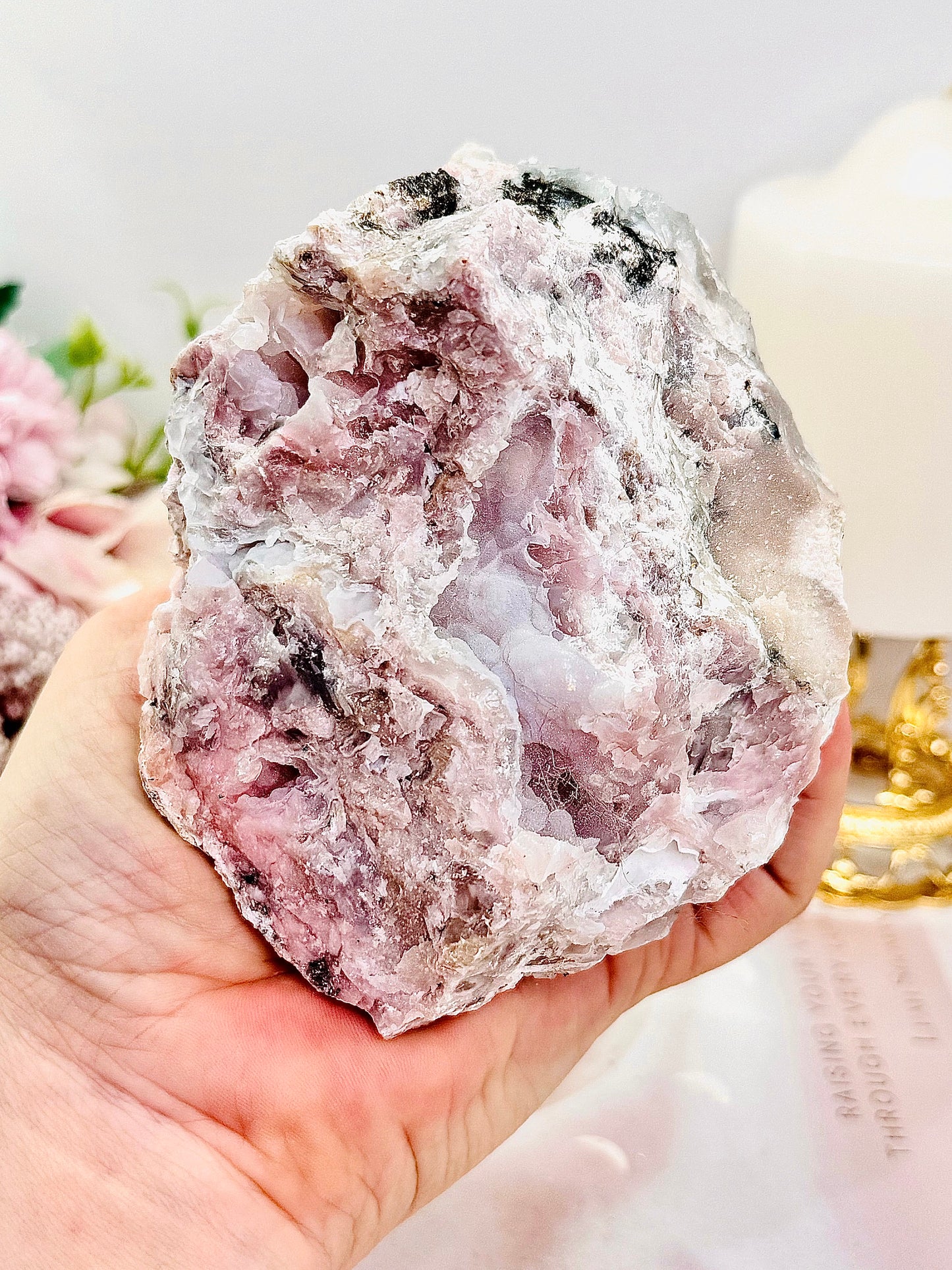 ⚜️ SALE ⚜️ Stunning Large Chunky Natural Pink Opal Specimen 648grams