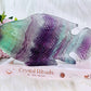 WOWWW!!!! Absolutely Magnificent Huge 23cm 784gram Carved Perfection Stunning Rainbow Fluorite Fish ~ What A Masterpiece