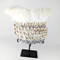 Incredibly Stunning Coastal Hand Made Feather & Shell Crown ~ 35cm x 25cm