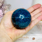 Blue Apatite Sphere on Stand 347g
