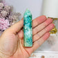Phoenix Stone (Malachite, Chrysocolla, Turquoise) Tower 9cm
