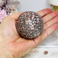 Leopard skin Jasper Sphere On Stand 214g