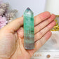 High Grade Watermelon Fluorite Tower with Rainbows 8.5cm