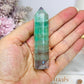 High Grade Watermelon Fluorite Tower with Rainbows 8.5cm