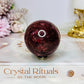 Red Jasper Sphere on Stand 242g