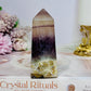 Chocolate Fluorite Tower 9cm 185g