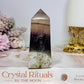 Chocolate Fluorite Tower 9cm 185g