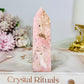 Pink Peruvian Rhodonite Tower 10cm