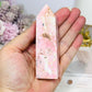 Pink Peruvian Rhodonite Tower 10cm