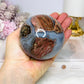 Large Football Agate Sphere On Stand 662g