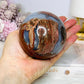Large Football Agate Sphere On Stand 662g