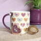 Sacred Sight Heart Print Mug and Tea Infuser Set