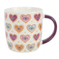 Sacred Sight Heart Print Mug and Tea Infuser Set