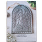Moon Goddess Silver Effect Terracotta Plaque 20cm