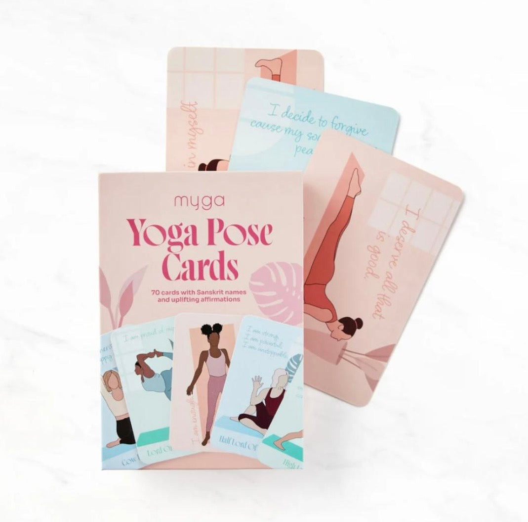 Yoga Pose Affirmation Cards