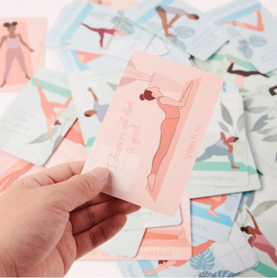 Yoga Pose Affirmation Cards