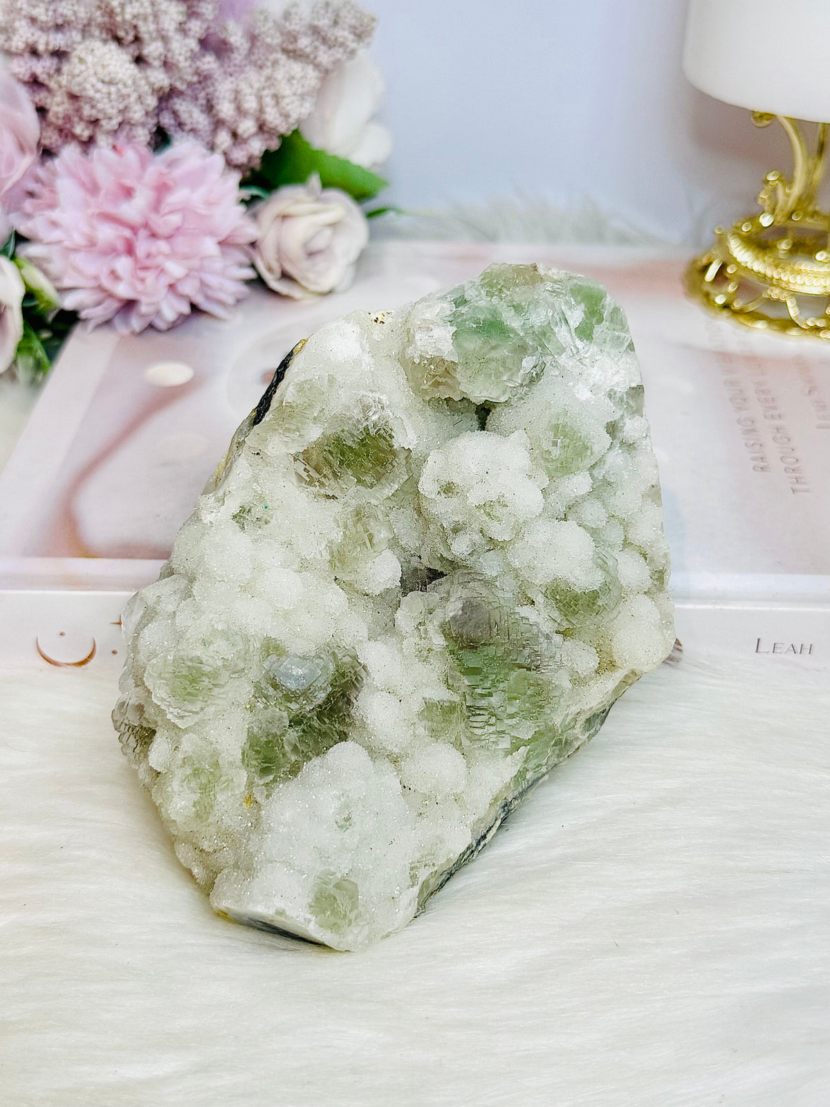 Large Natural Green Fluorite Specimen 730g