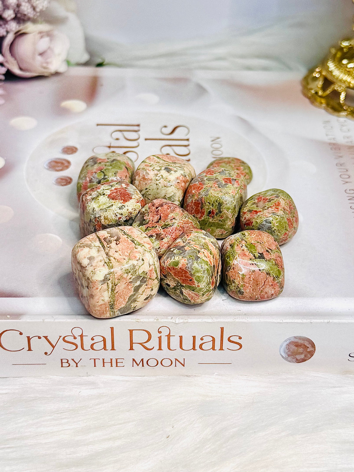 Unakite Cubed Tumbles $4 each