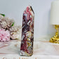 Mexican Lace Agate Tower 12cm