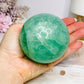 Green Fluorite Sphere On Stand 768g