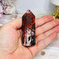 Red Mexican Agate Druzy Tower 7.5cm