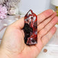 Red Mexican Agate Druzy Tower 7.5cm