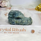 Labradorite Carved Dragon Head 7cm