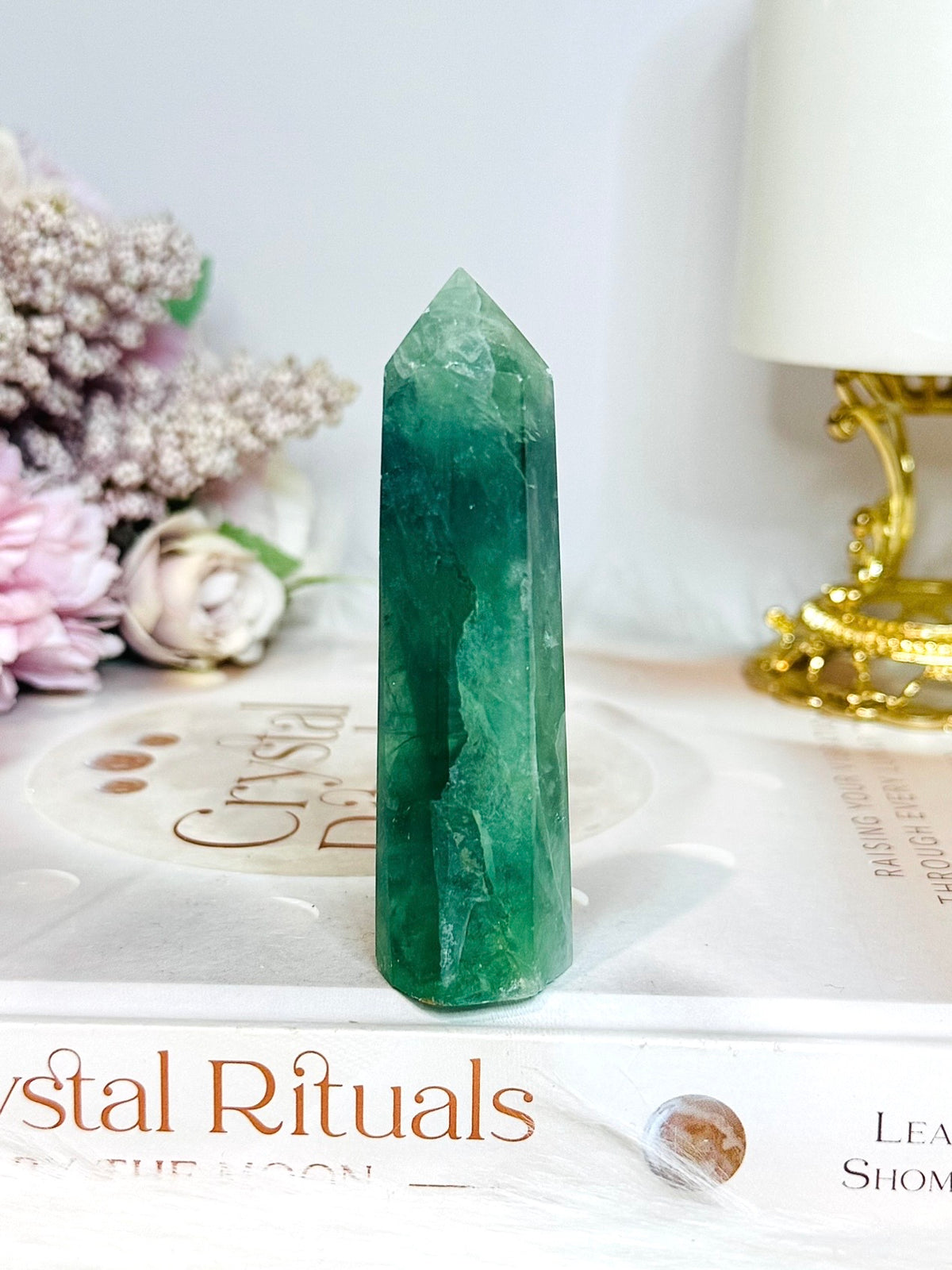 Green Fluorite Tower 8cm