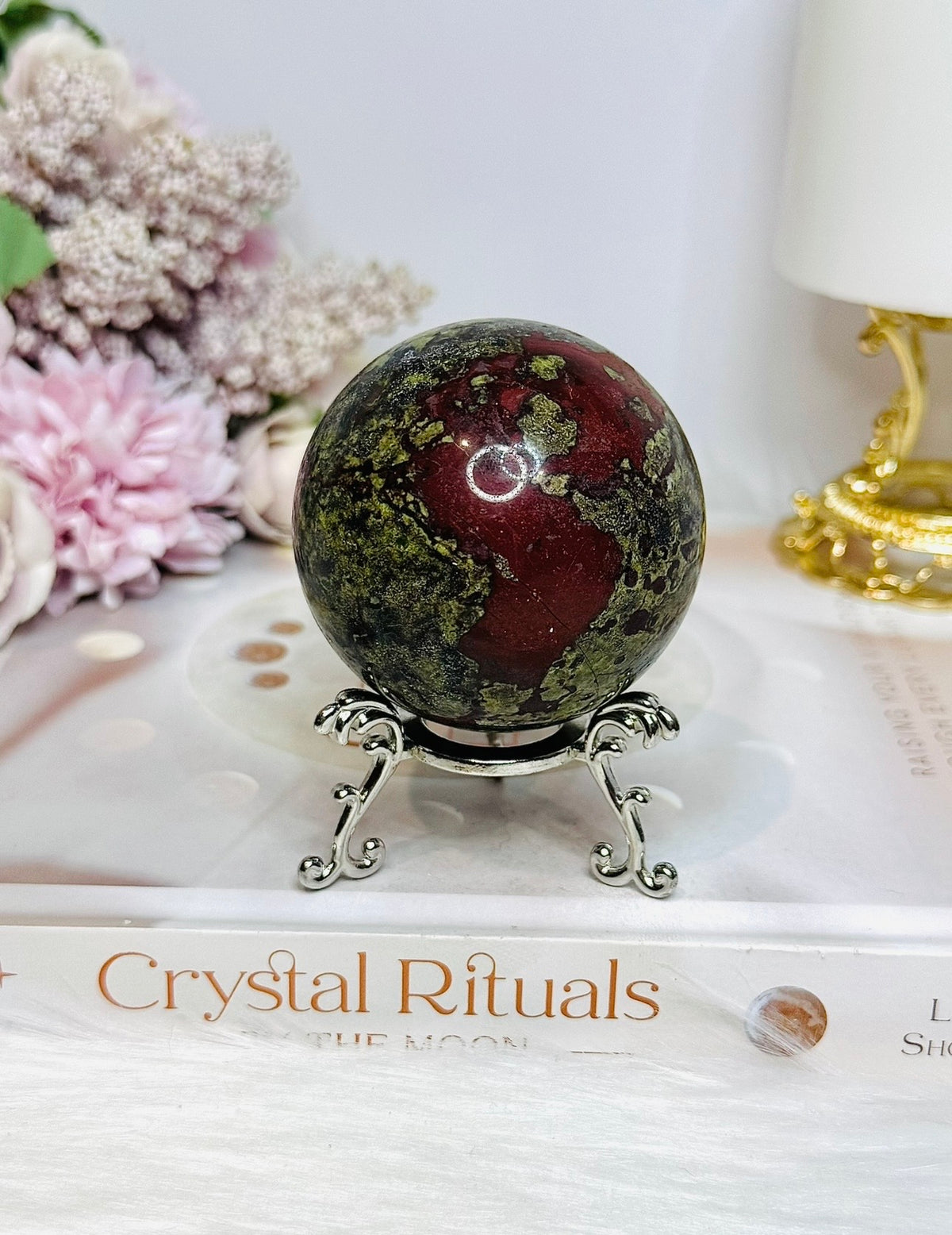 Dragons Blood Sphere On Stand 304g