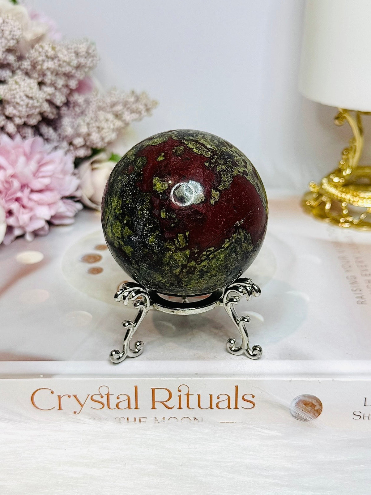 Dragons Blood Sphere On Stand 304g