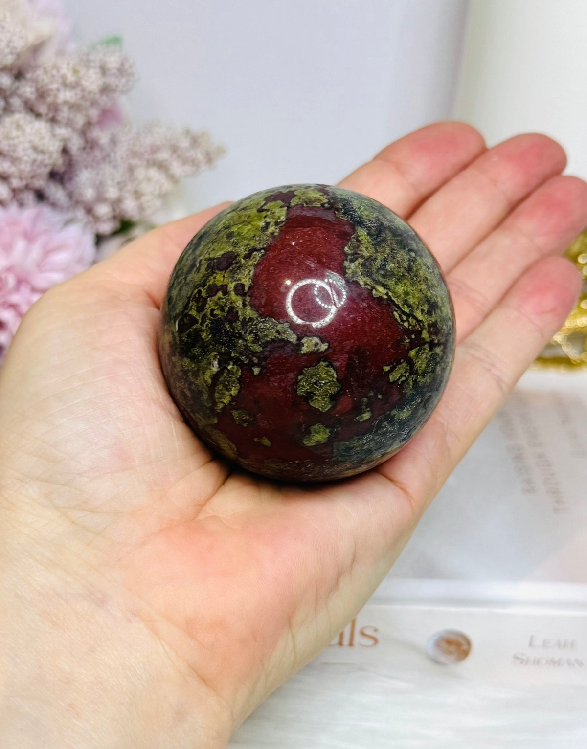 Dragons Blood Sphere On Stand 304g