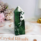 Green Unicorn Jasper Tower 8cm