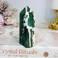 Green Unicorn Jasper Tower 8cm