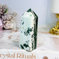 Green Unicorn Jasper Tower 8cm