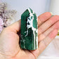 Green Unicorn Jasper Tower 8cm