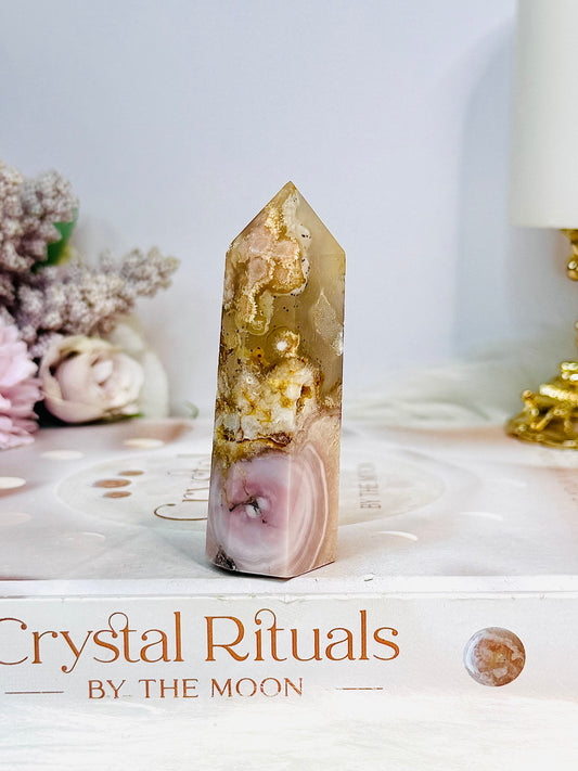 Druzy Pink Amethyst Tower 8cm