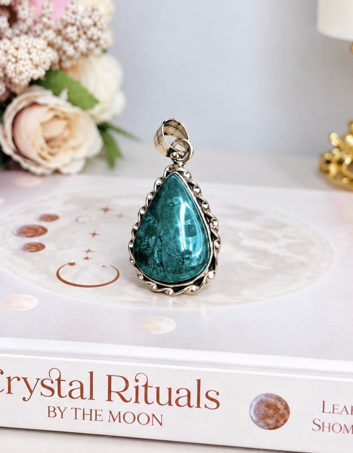 Chrysocolla Pendant In Gift Bag