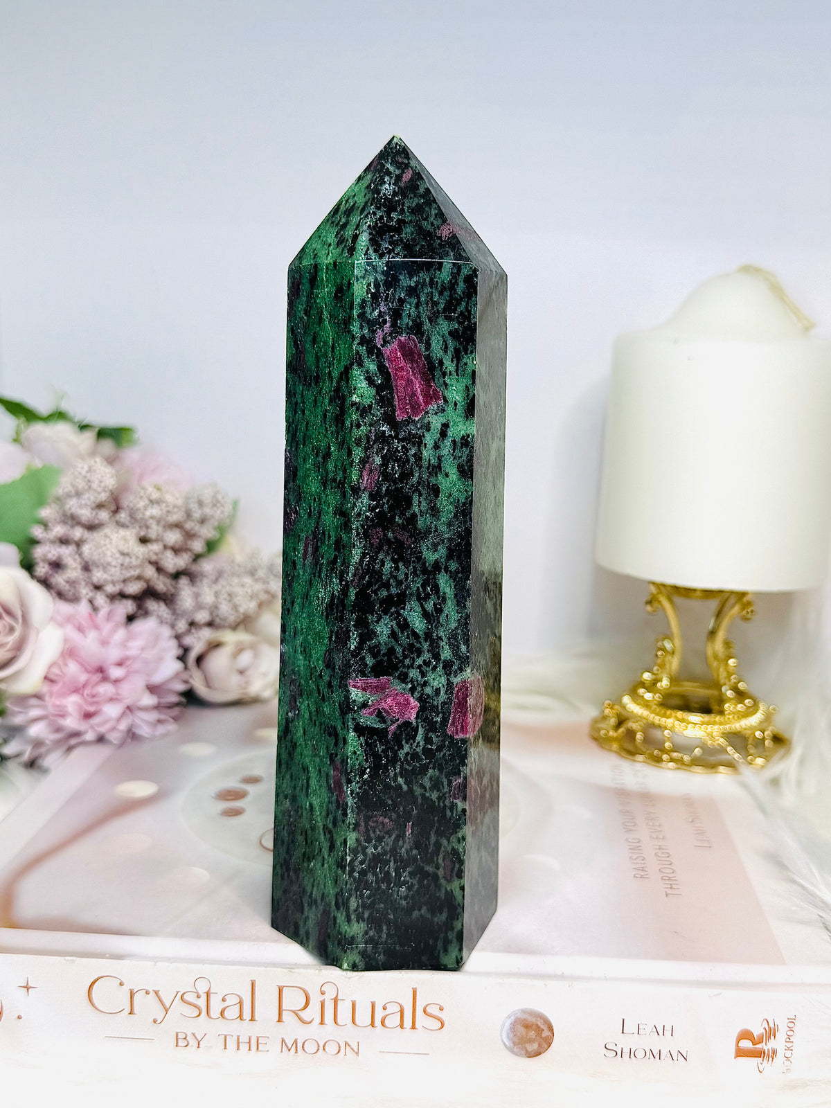 Large Ruby In Zoisite Chunky Tower 17.5cm 788g (UV Reactive)