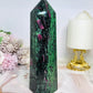 Large Ruby In Zoisite Chunky Tower 17.5cm 788g (UV Reactive)