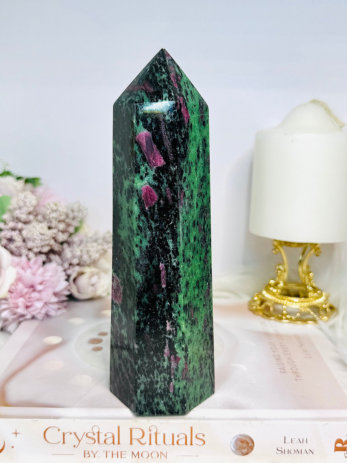 Large Ruby In Zoisite Chunky Tower 17.5cm 788g (UV Reactive)